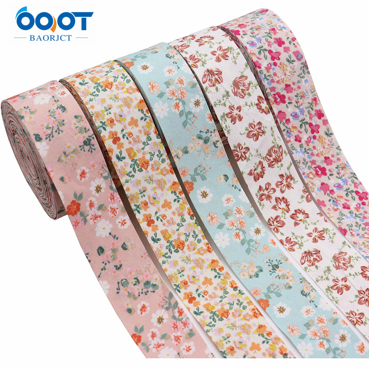 1 Piece 100% Polyester Ribbed Band Ribbon Daily Cute Floral display picture 10