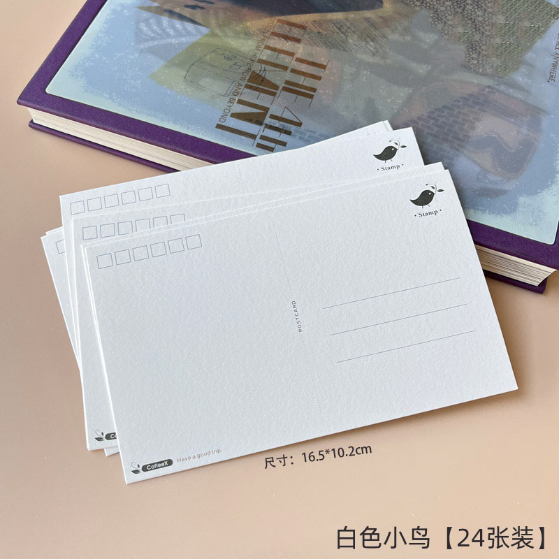 Tarjeta en blanco papel duro blanco dibujado a mano DIY tarjeta postal marcadores de tarjeta de juego tamaño graffiti papel de tarjeta de felicitación grueso