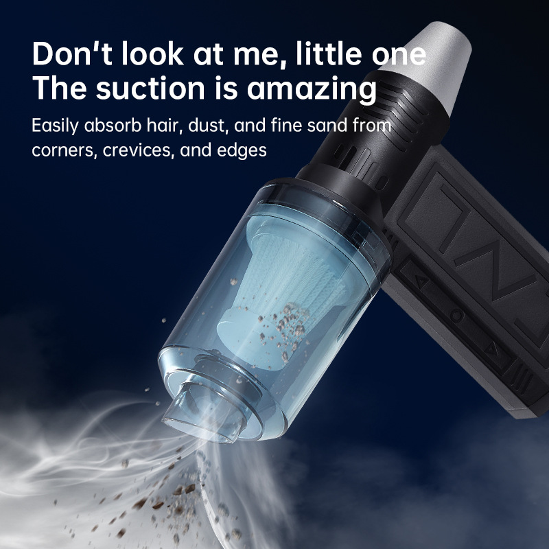 Motor sin escobillas turbo de alta velocidad transfronterizo, ventilador violento, eliminación de polvo, aspiradora, ventilador súper fuerte, ventilador de mano, campamento