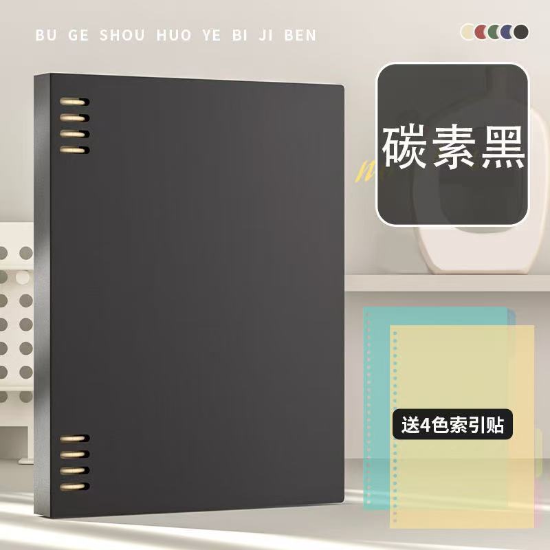 b5 マカロンカラー ルーズリーフノート 手を痛めない取り外し可能 高価値メモ帳 a5 学生専用ノート|undefined
