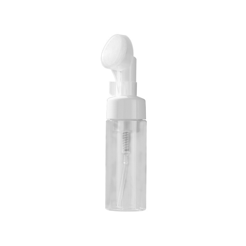 120ml150ml200ml慕斯泡沫瓶PET洁面清洗瓶硅胶刷头打泡起泡塑料瓶|undefined