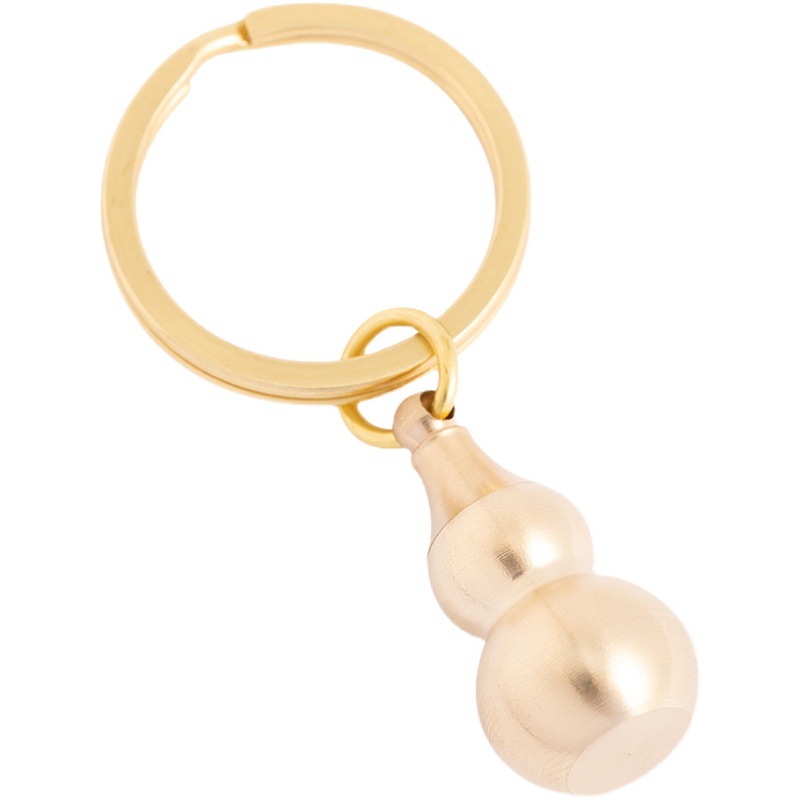 키 체인 펜던트 창조적 인 황동 할로우 호이스트 봉인 항아리 응급 심장 약 항아리 야외 휴대용 약 병