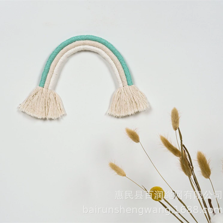 Rainbow brand woven pendant, Nordic style