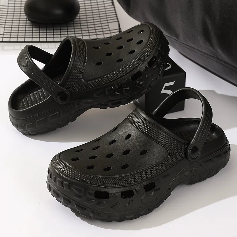 High non-slip deodorized shoes, men's beach footwear platform