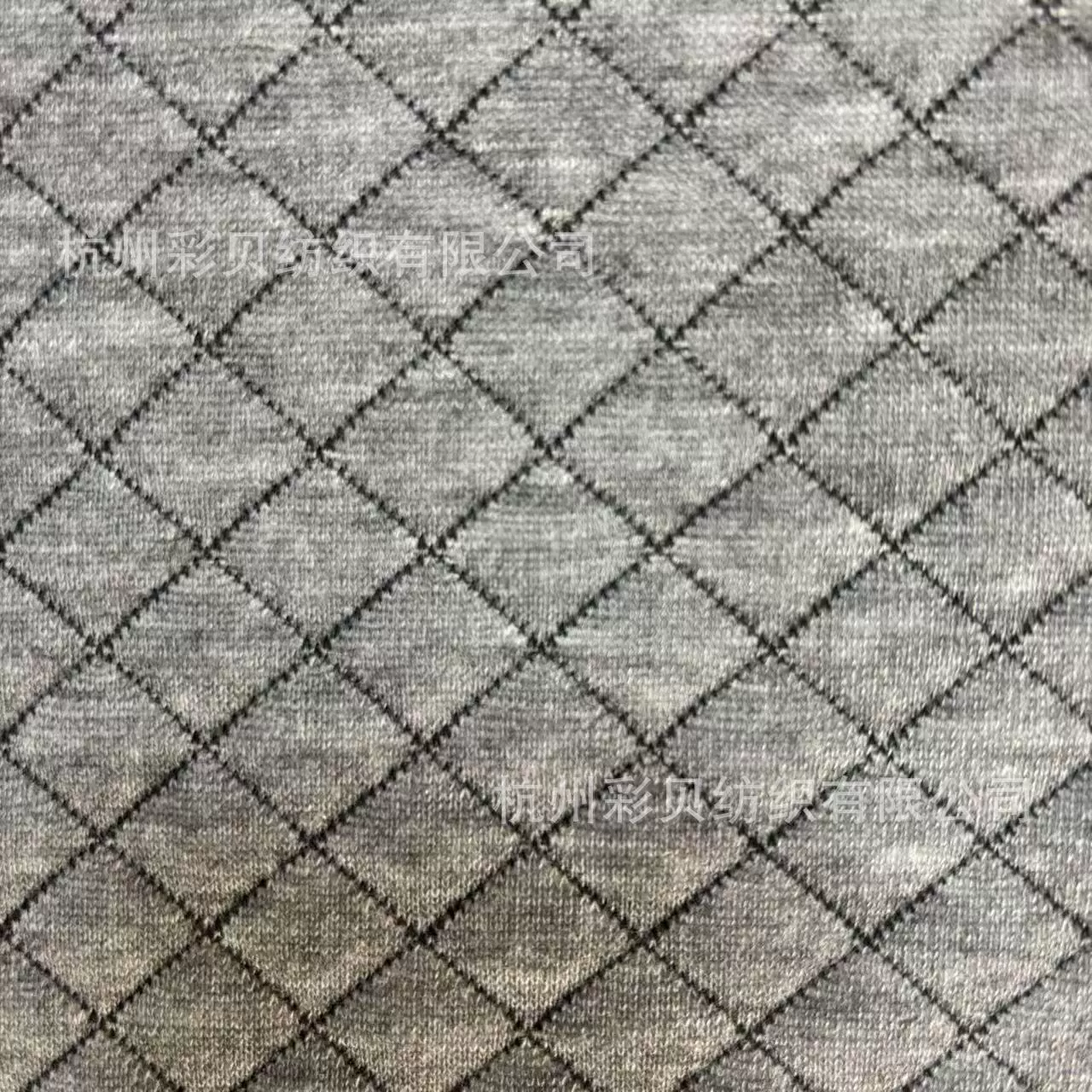 Конопляно-серый комфортный матрасный материал с воздушным слоем, бамбуковое волокно, вискоза, трикотажное полотно, подходит для домашнего текстиля