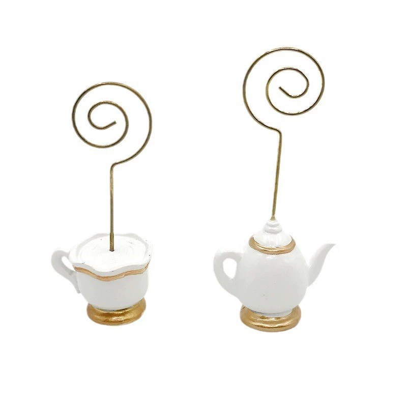 Поколение волос бронзирование чайник сиденье зажим чай чашка стол зажим высокого класса Свадебная вечеринка украшения поставки