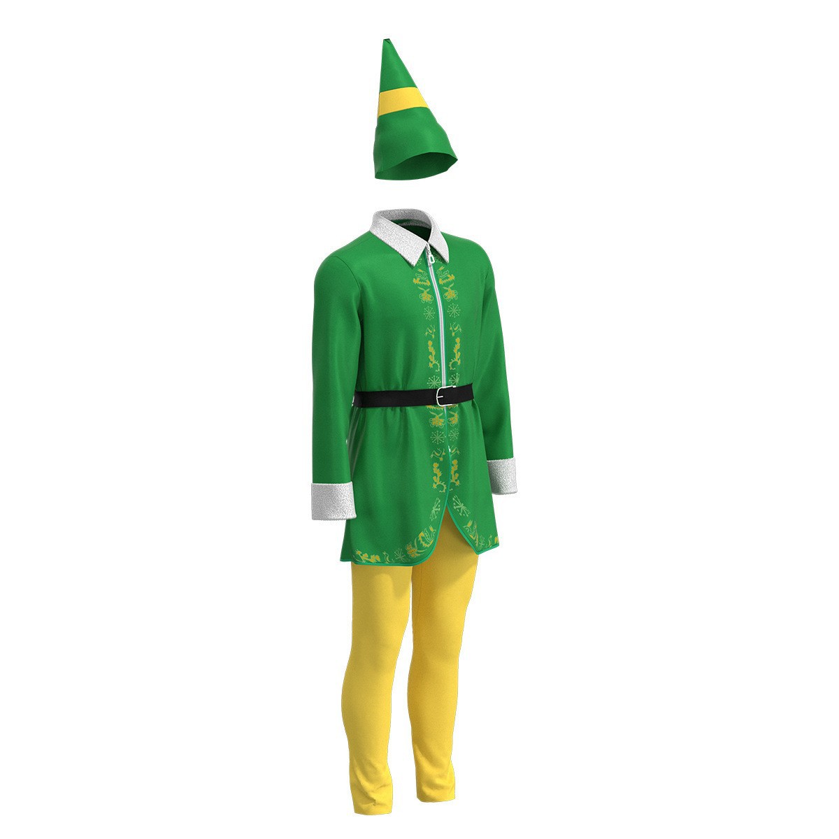 Рождественский костюм эльфа, комплект из пяти предметов