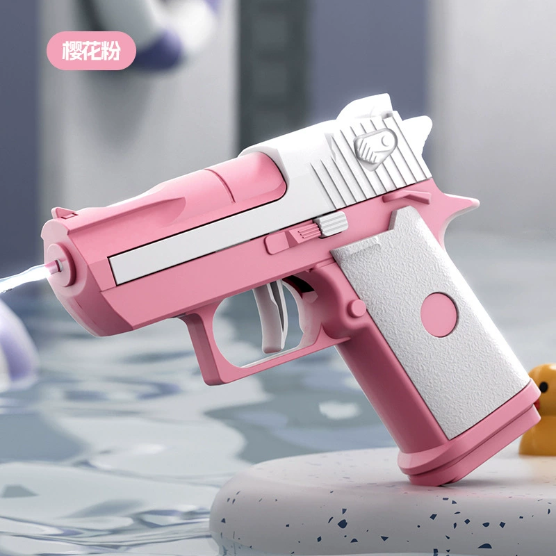 Мини-водяной пистолет, игрушка для бассейна в стиле глок, прозрачные и цветные варианты, 15 × 13 × 4 см