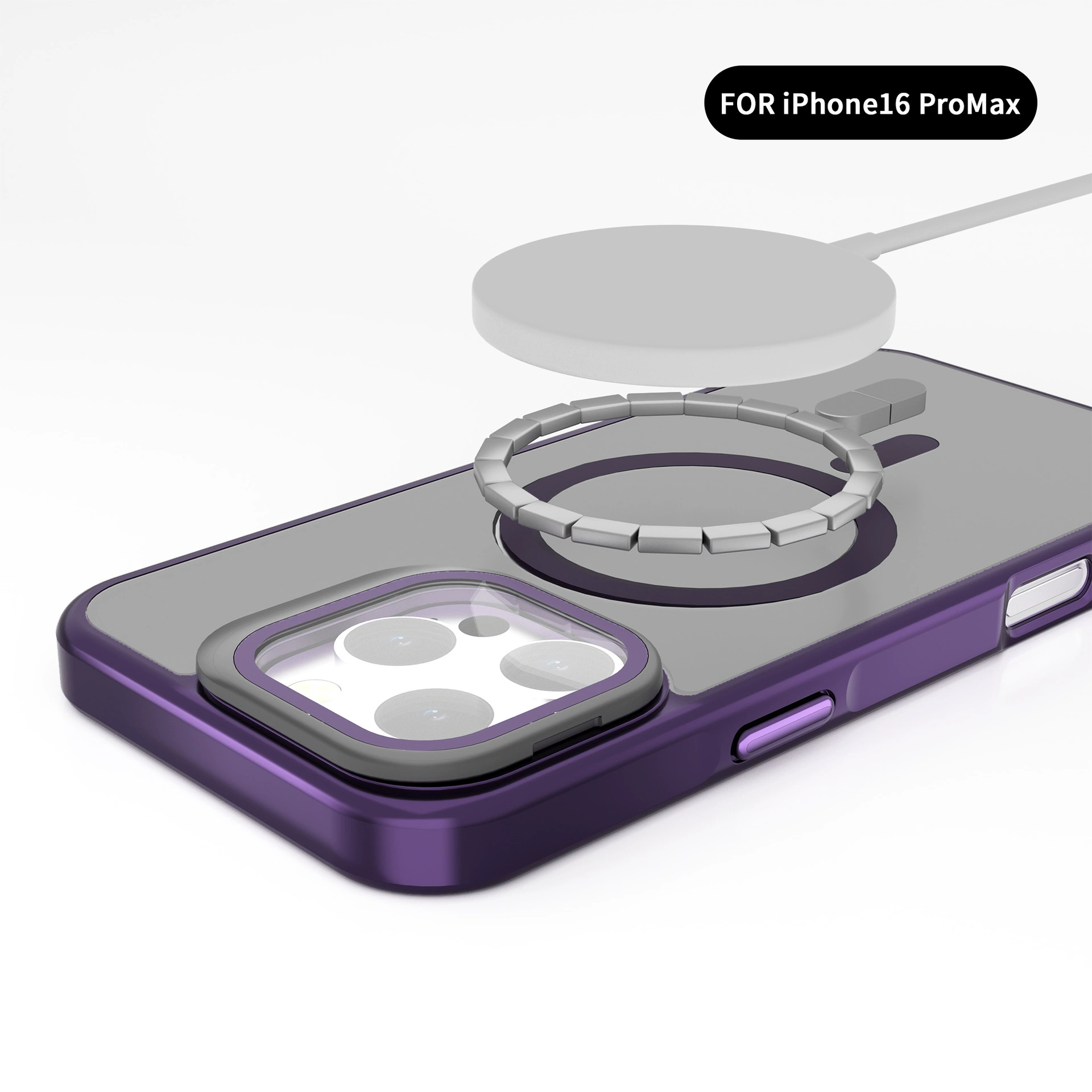 Металлический чехол для iPhone 16, стеклянная вставка, защитный чехол, 16 Pro Max, защита от падений