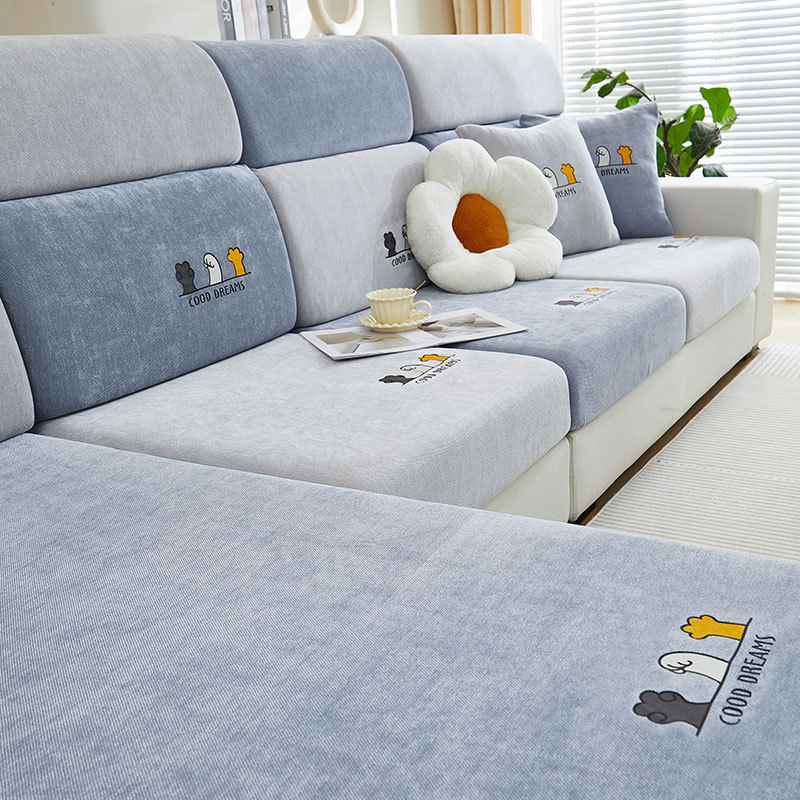 Cross-Border Wholesale 2026 New Cartoon Cute Pet Chenille Sofa Cover, All-Inclusive, Universal for All Seasons, Anti-Cat Scratch