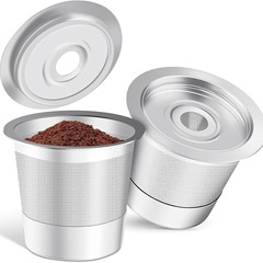 忍者ステンレス鋼 K カップカプセルコーヒーボックス再利用可能なコーヒーカプセル Kuerig コーヒーマシンと互換性