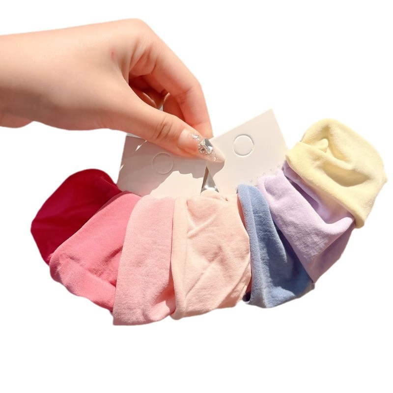 Dopamina máscara de color para niños anillo de cabello cuerda de cabeza chica cola de caballo cuerda de cabeza elástica no adornos de cabello al por mayor