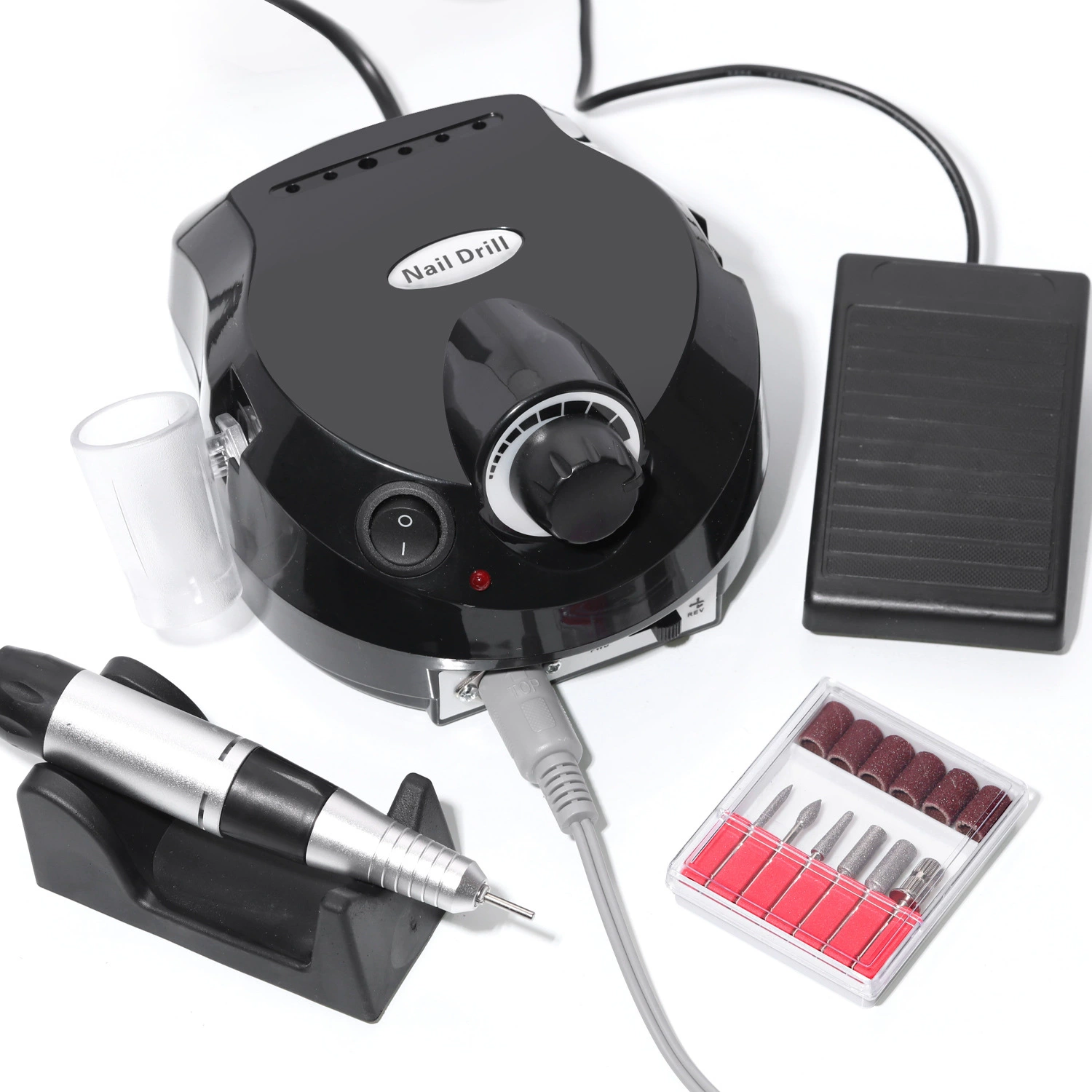 Electric Nail Drill Machine, multi-model sanding/milling kit, USB portable, 0.6 kg