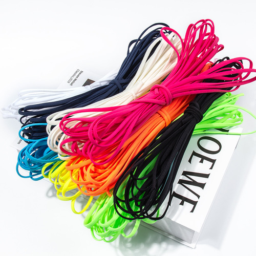 0.5 inch heart-shaped bra with half-round design, strapless, beauty back, elastic band, shoelace DIY accessories, hair tie