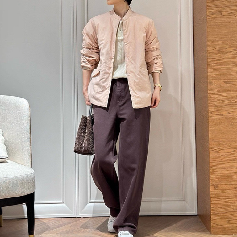 Winter 2025 New Japanese-Style Casual Fashion Commuter Versatile Water-Repellent Multi-Pocket Round Neck Cardigan Goose down Jacket