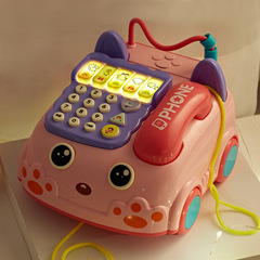 Comedy 6827 Sound and Light Music Baby Educational Phone for Children Wholesale