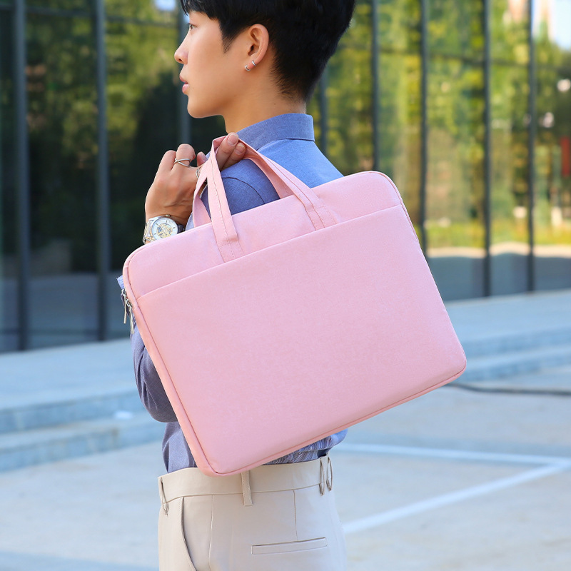 New Laptop Bag Men's and women's simple business Apple Lenovo HP liner bag portable shoulder bag