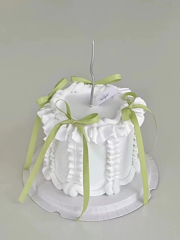 Qixi día de San Valentín pastel horneado decoración I love U I love you confession velas amor perlas de azúcar