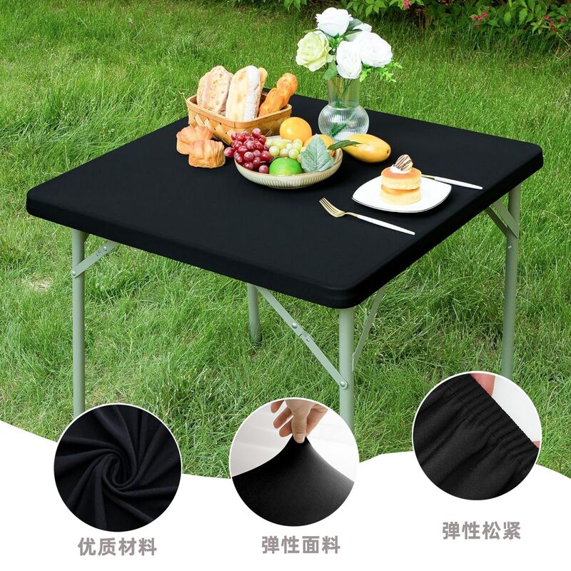 Cross-Border Elastic Table Cover, Tablecloth, Table Cover for Wedding Events, Coffee Table Half-Cover, Square Elastic Outdoor Table Top Cover Cross-Border Elastic Table Cover, Tablecloth, Table Cover for Wedding Events, Coffee Table Half-Cover, Square Elastic Outdoor Table Top Cover