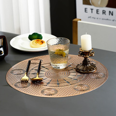 摩天輪防燙隔熱防塵同心圓鏤空杯墊圓形防滑耐高溫餐具墊子批發