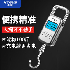 高精度 50kg 千確実ポータブル電子スケール本物のポータブル小型家庭用正確なスプリングスケール魚計量装置