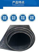 OI20铺车厢胶皮垫铺车底橡胶垫小货车耐磨夹线橡胶板橡胶皮输