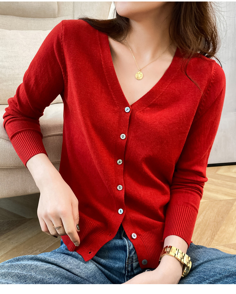 Women's Knitwear Long Sleeve Sweaters & Cardigans Fashion Solid Color display picture 2