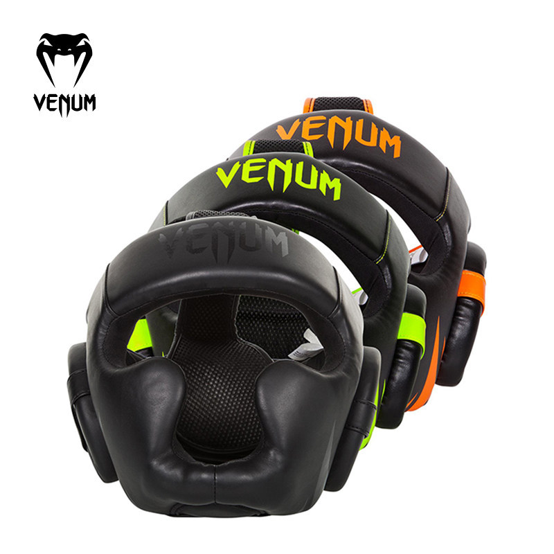 Venum Venom Boxing Headgear Adult Taekwondo Sanda Muay Thai Helmet Training Headgear for Fighting