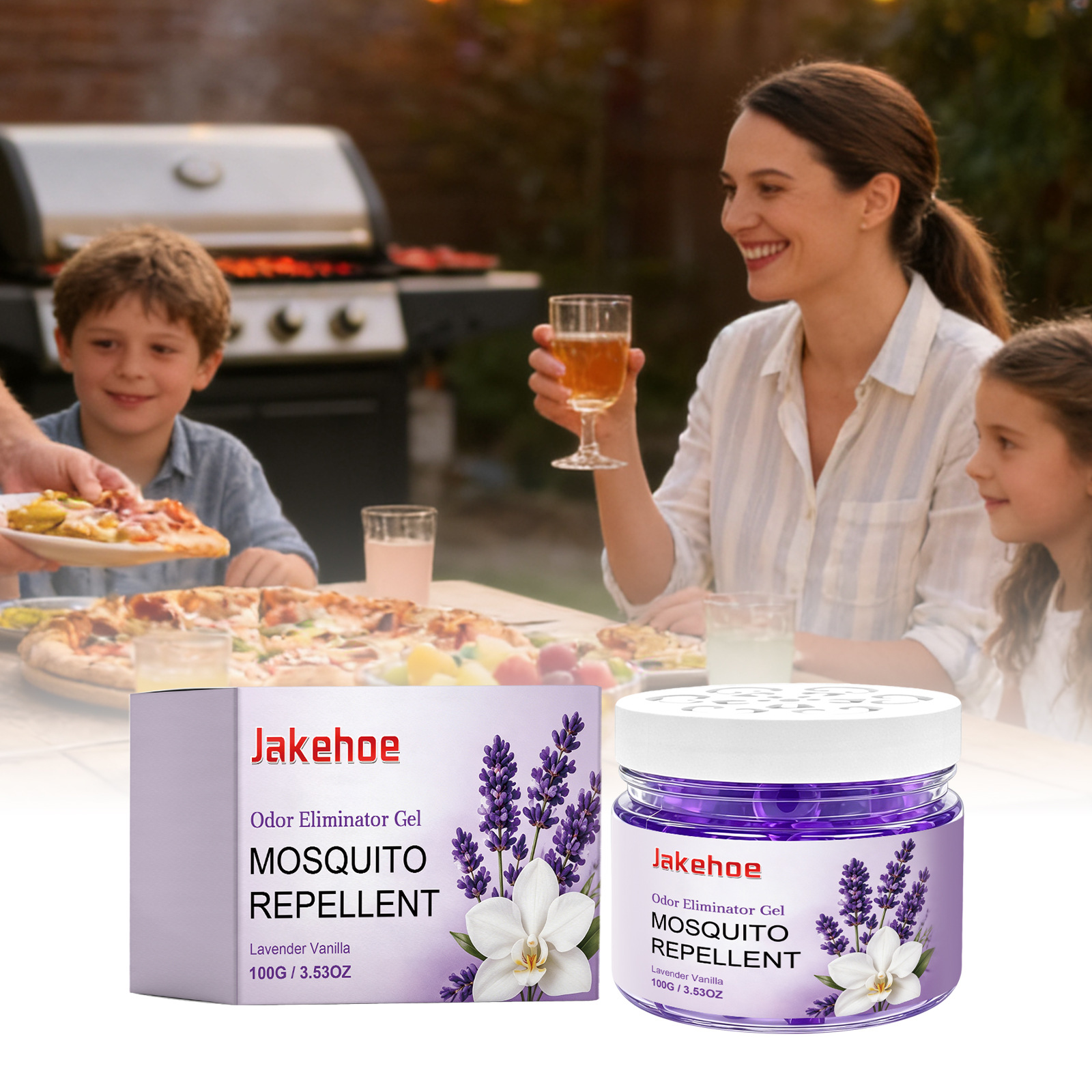 Jakehoe Herbal Mosquito Repellent and Deodorizing Beads Herbal Ingredients for Daily Indoor and Outdoor Mosquito Repellent Protection and Deodorizing Fragrance