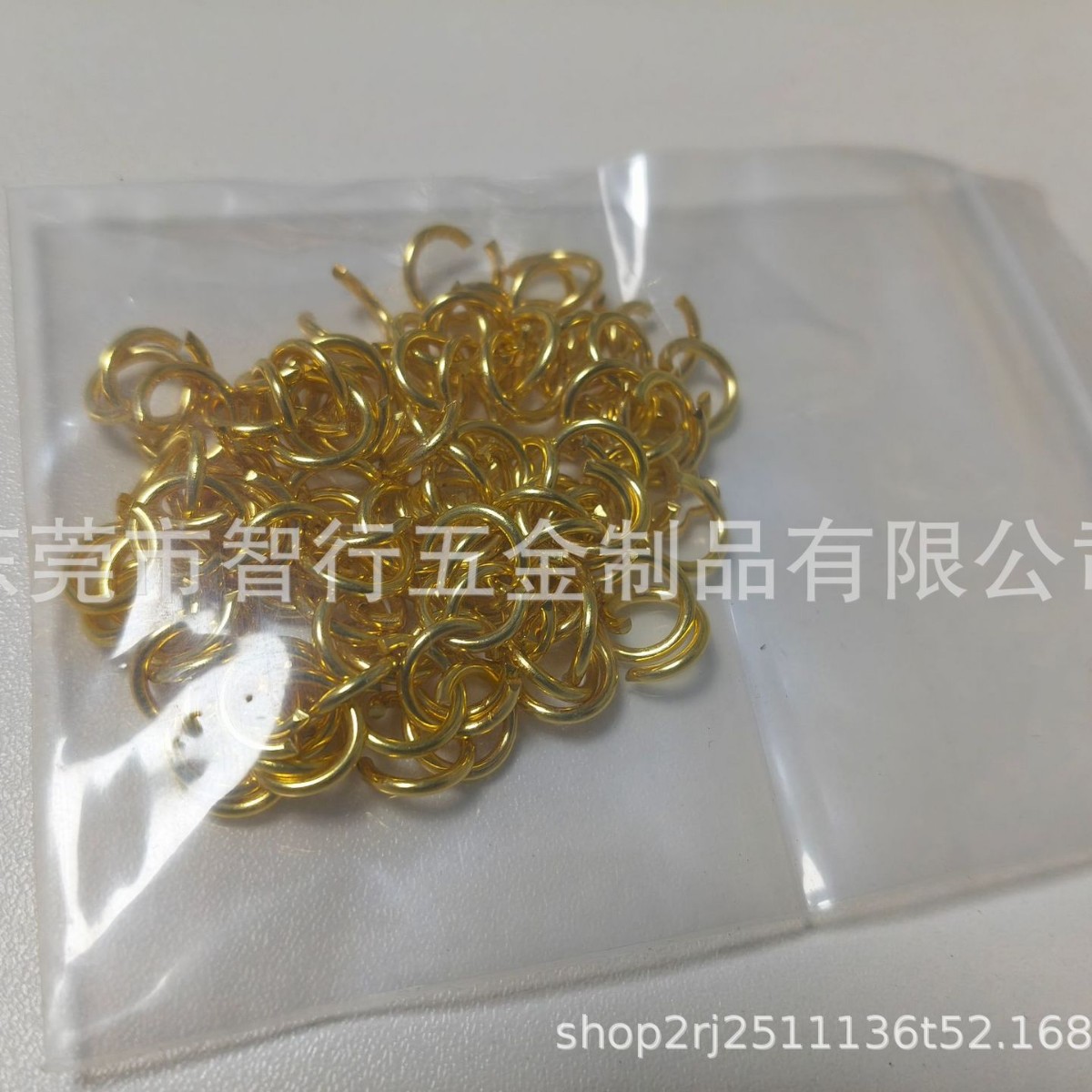 金色单环1.2*8