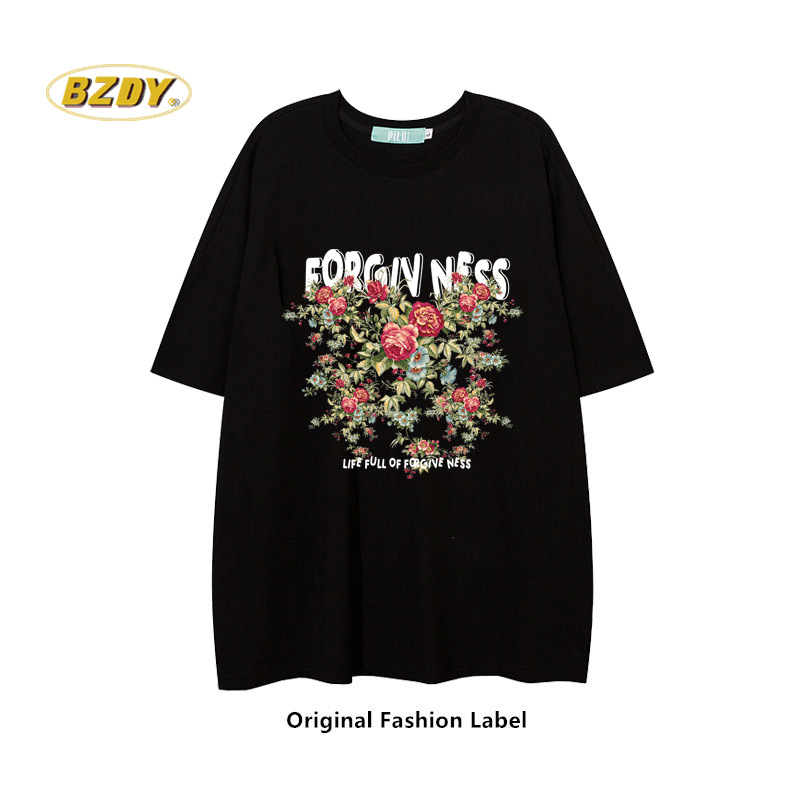 Vêtements pour hommes ~ printemps et été 2023, nouveau Costume de Couple chic chinois, T-shirt à manches courtes en coton pour hommes, classe d'étudiant_voghion.com