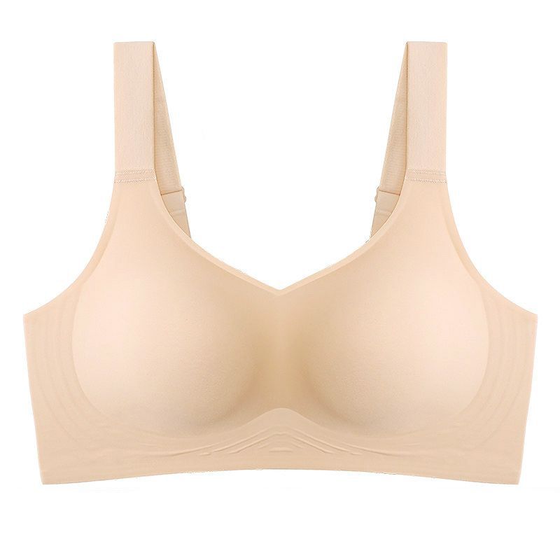 Sujetador deportivo popular transfronterizo con soporte suave para bustos grandes, inalámbrico, antideslizante, sin costuras, ajustable, que hace que los bustos grandes se vean más pequeños.