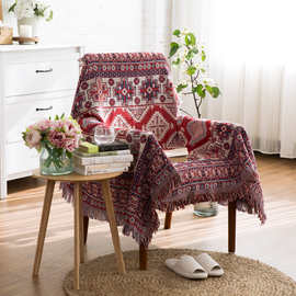 苏米诺盖毯民族沙发线毯几何印花挂毯桌椅盖布防尘罩装饰盖巾