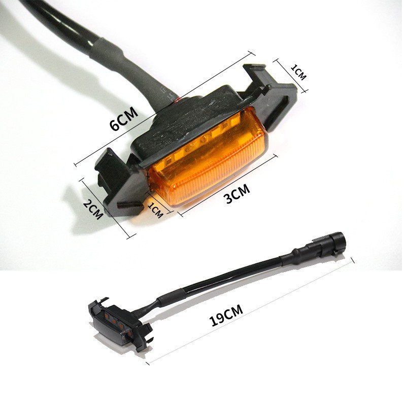 TACOMA luz neta media LED pequeña luz amarilla TACOMA off-road luz diurna ancho de luz TACOMA pequeña luz amarilla