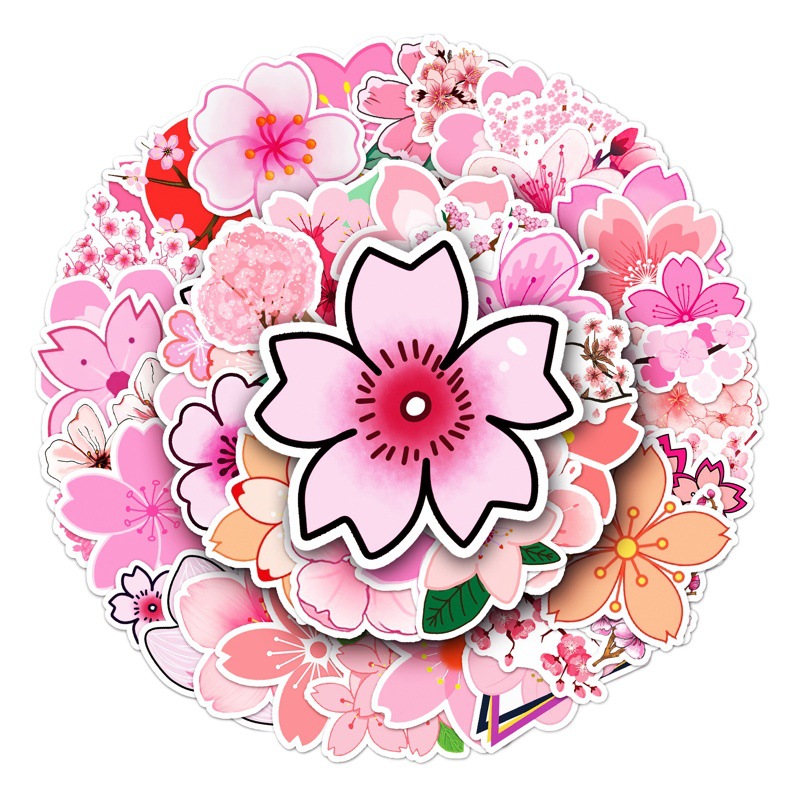 50 cross-border cartoon graffiti personality creative goo card hand account decoration seal stickers waterproof stickers luggage stickers