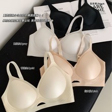 鎏金奢感珠光缎文胸女土豪金高贵冰丝无痕舒适无钢圈透气聚拢内衣