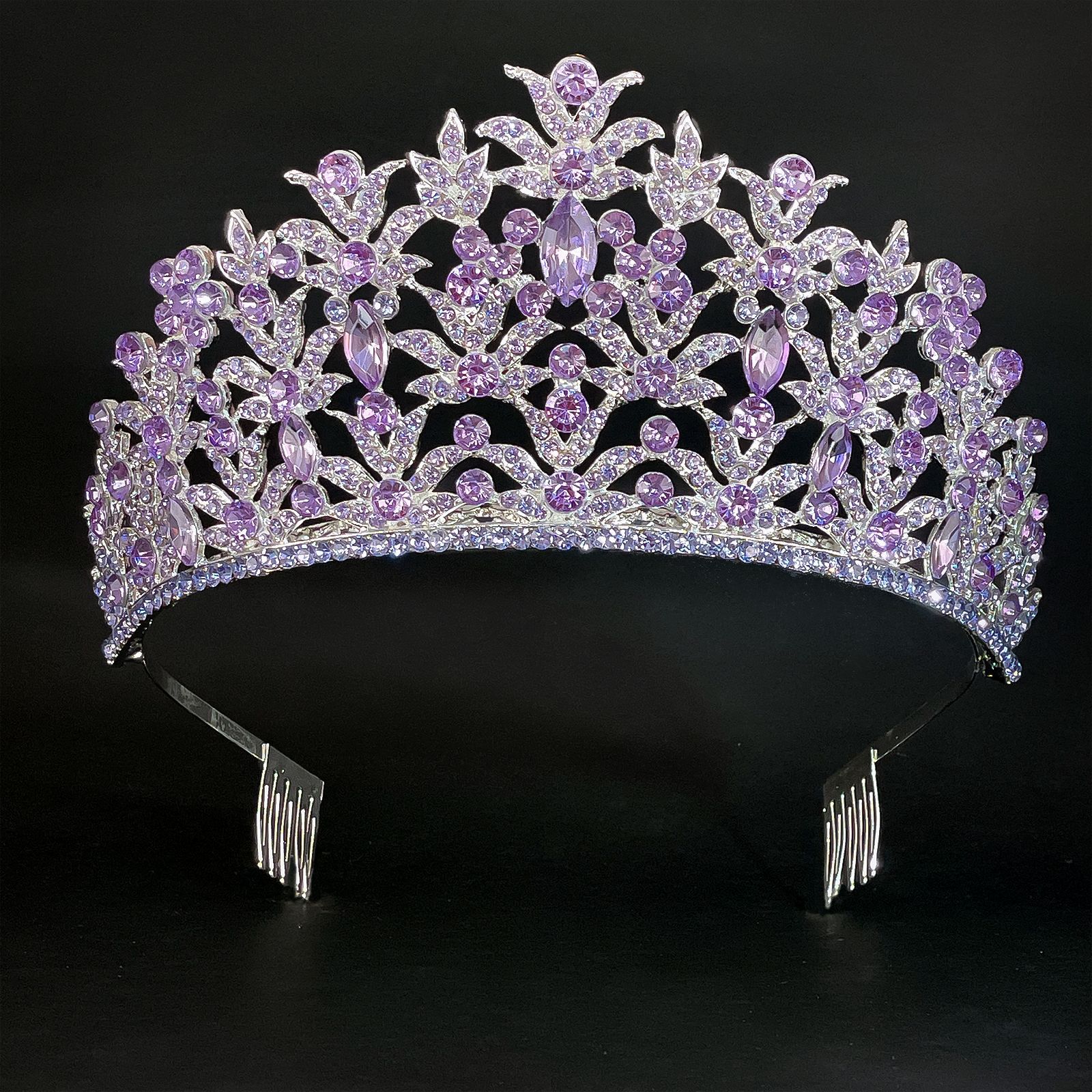 Spot nupcial corona tocado joyería de boda japonesa y coreana fiesta de cumpleaños accesorios de corona vestido de banquete accesorios para el cabello al por mayor