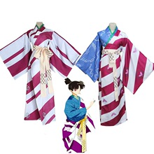 风使神乐蝴蝶印花和服cos服 二次元动漫角色扮演cosplay服批发