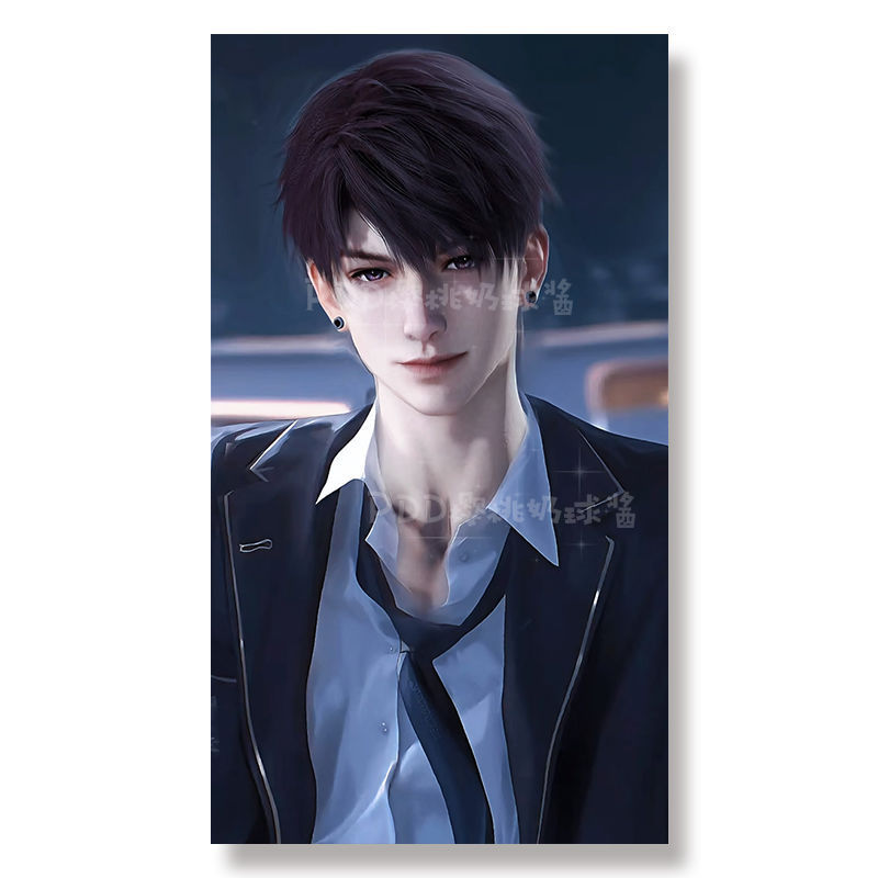 新しい愛と深空ハンサムな DK Qi Yu Shen Xing Hui Qin Che 自作フォトカード グリーティングカード ギフト周辺機器 グリーンカード|undefined