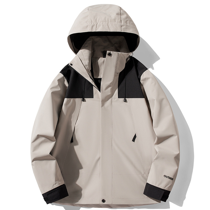 Chaqueta de Montaña Impermeable y Cortavientos 3 en 1 Desmontable, Estilo Unisex, Nueva Colección 2025