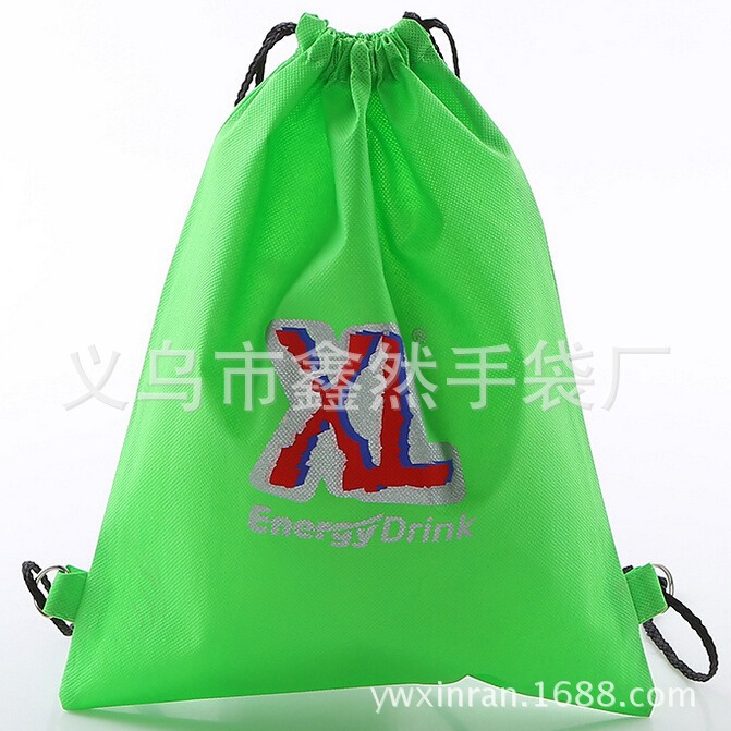 生产 尼龙防水 双肩包拉绳鞋袋 束口 大容量 购物袋
