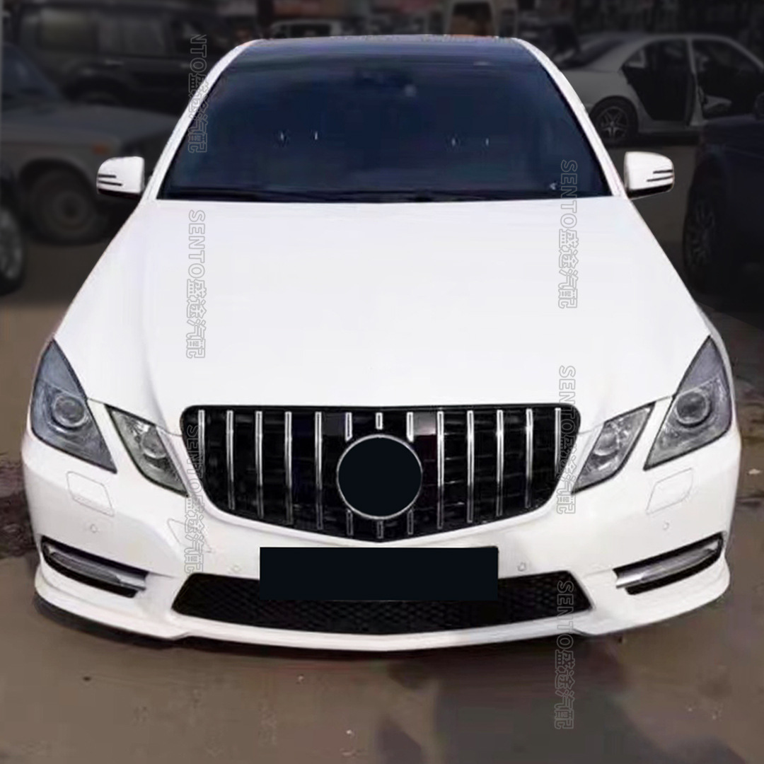 Suitable for 09-15 Mercedes-Benz E-Class W212 E260 E300 E350 E200 Mid-Grid Modified Starry Sky Gt Grille