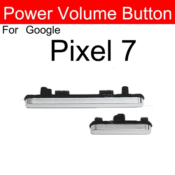 Pixel 7 side keys silver set