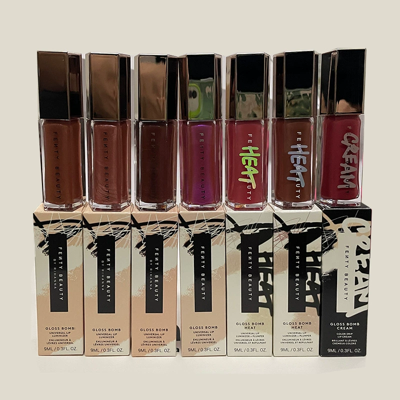 Глянцевая помада Fenty Beauty Rihanna для губ, насыщенный цвет, высокоглянцевый зеркальный эффект, блеск для губ, цветной струящийся блеск, звездная пыль, бомба