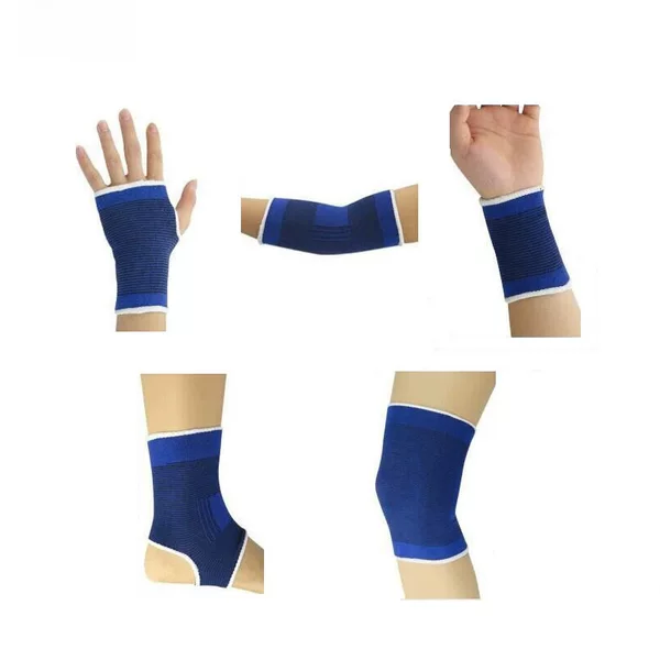 Sports Protector suit Blue Cotton Gauze Knee Protector Wrist Protector Ankle Protector Elbow Protector Palm Outdoor Riding Dance Protector
