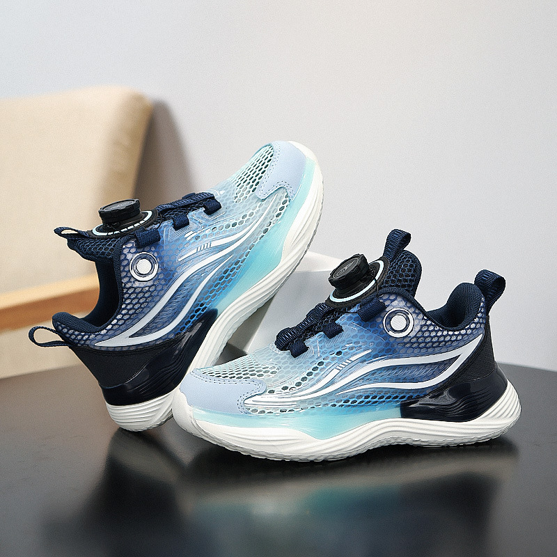 Calzado deportivo para niños verano nuevo estilo transpirable de una sola red calzado deportivo para niños niñas antideslizantes zapatos casuales de suela blanda al por mayor