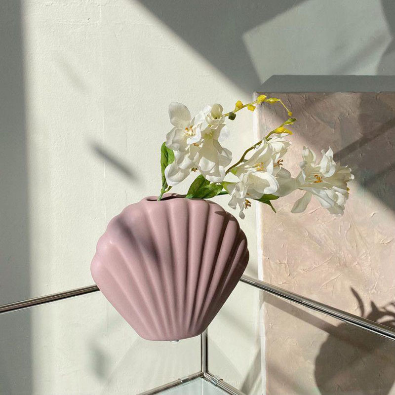 Nordic Morandi color ins B & B gabinete del vino mesa de comedor decoración del hogar florero de cerámica decoración artesanal