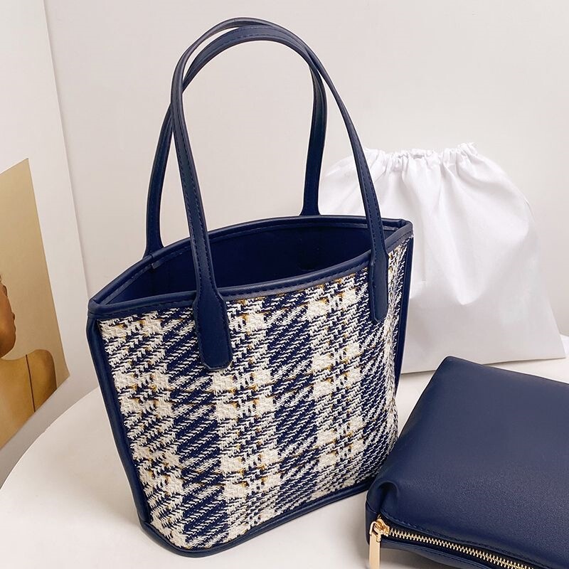 New women's handbag 2022 fashion design niche tote bag basket handbag commuter mother-daughter bag New women's handbag 2022 fashion design niche tote bag basket handbag commuter mother-daughter bag
