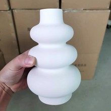 北欧ins风陶瓷花瓶客厅电视柜创意装饰品摆件水培鲜花干花插花瓶