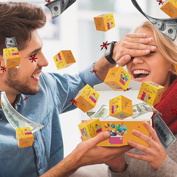 선샤인 카니발 생일 축하합니다. 6개의 바운스 박스 + 선물 상자 + 선물 가방